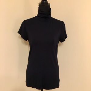 NWOT Ralph Lauren navy mock shirt